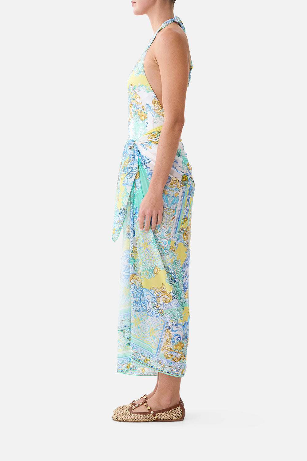 MULTI WEAR LONG SARONG DIAL UP THE TILES