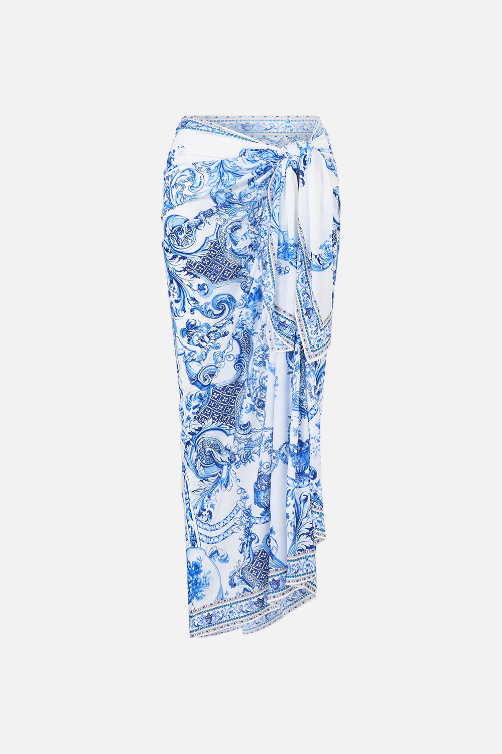 The CAMILLA ROUND NECK KAFTAN LEOTIGRA LAND in our LEOTIGRA LAND print.