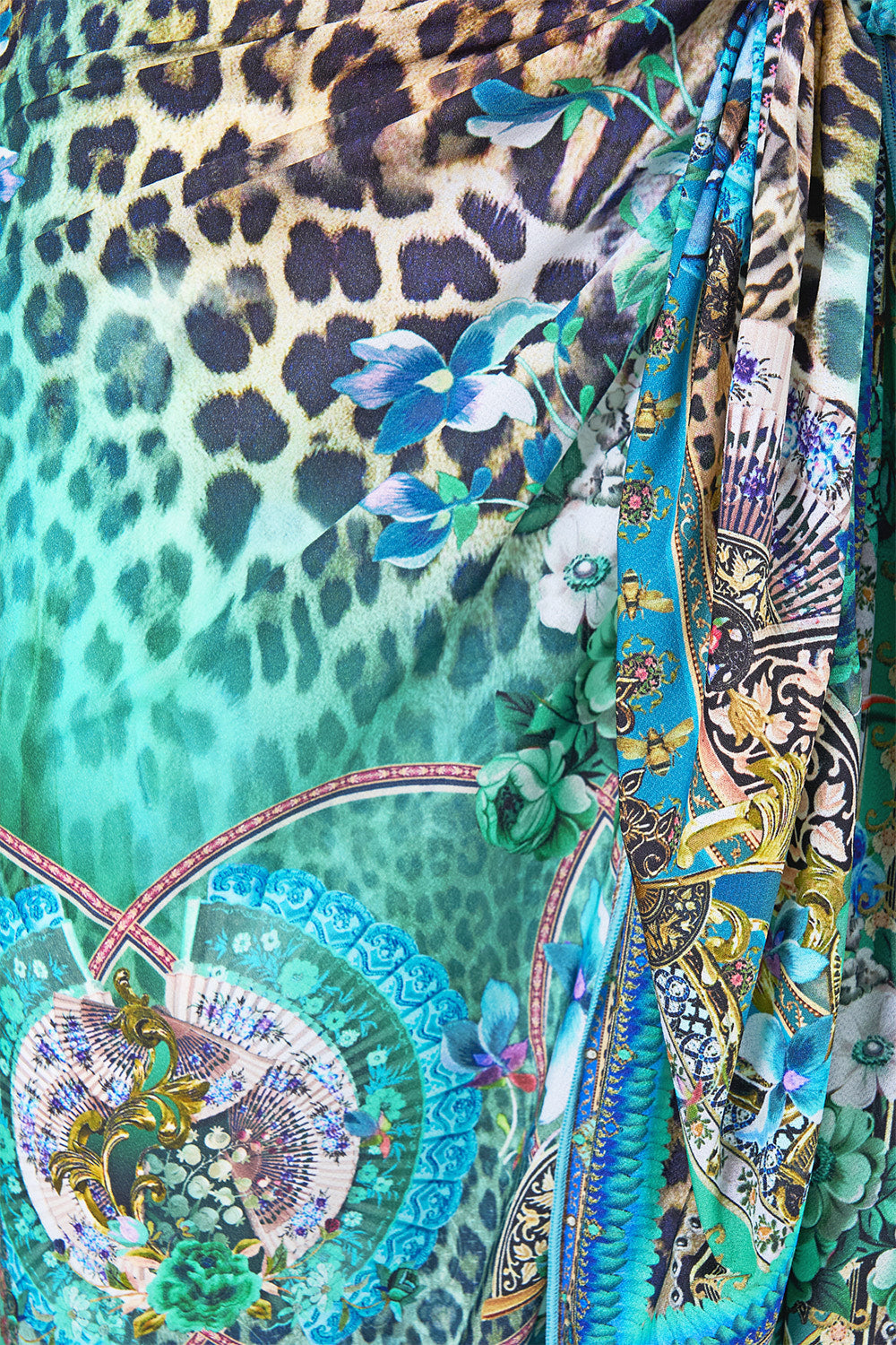 The CAMILLA RAGLAN SLEEVE BOMBER JACKET A BELOVED BOUDOIR in our print.