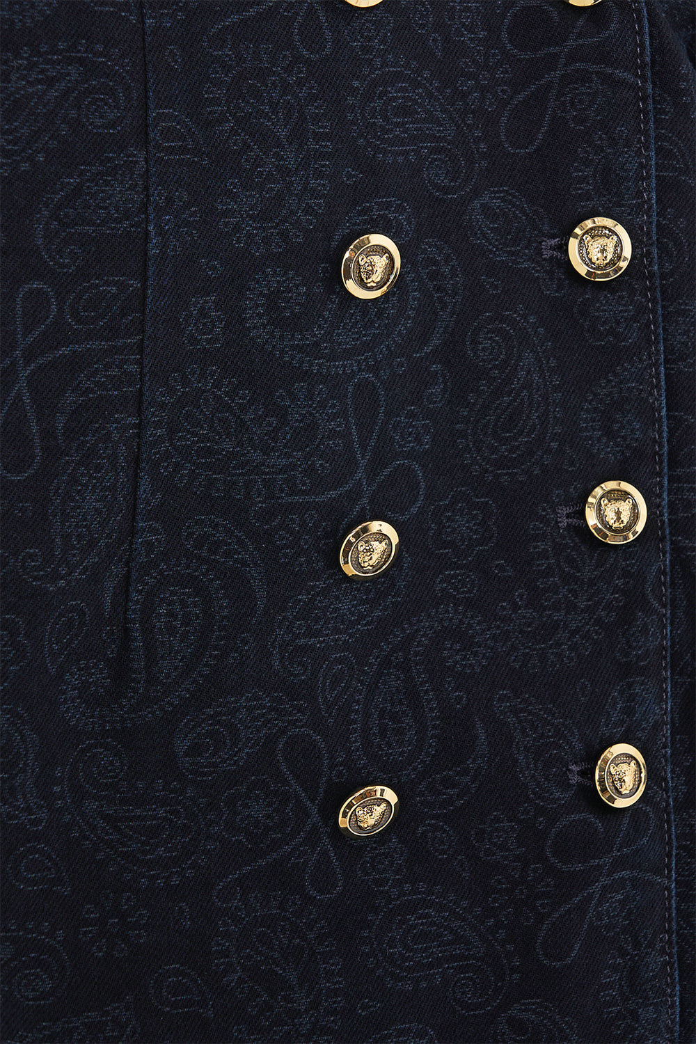 LALITA AZUL ARISTOCRACY SHORT SLEEVE JACKET DENIM