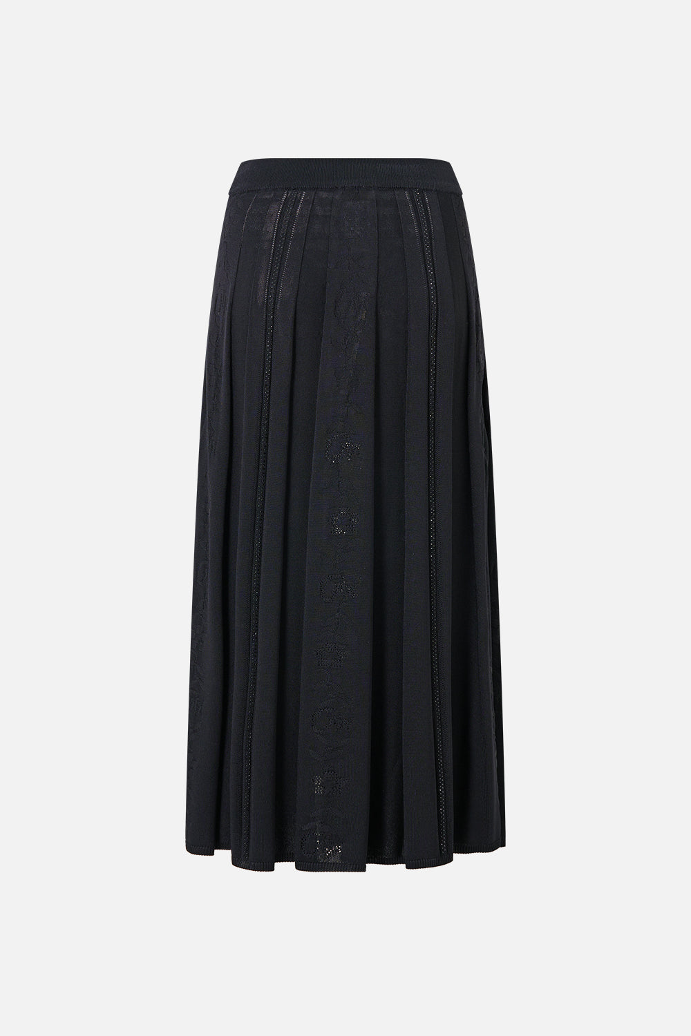 PLEATED KNIT SKIRT FLAMENCO FOLKLORE