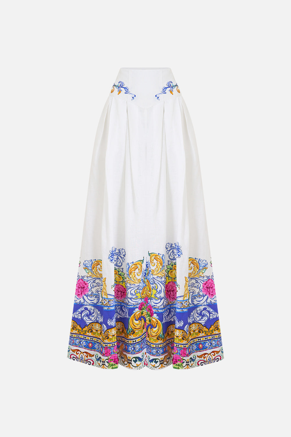 CORSET WAIST WIDE LEG PANT MILLA IN SEVILLA