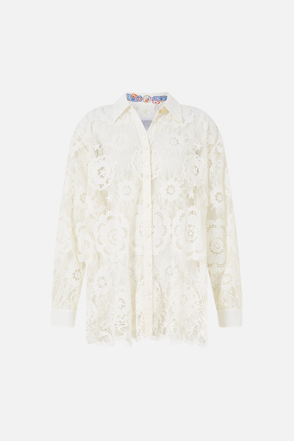 STEPPED HEM SHIRT I LEFT MY HEART IN GRANADA