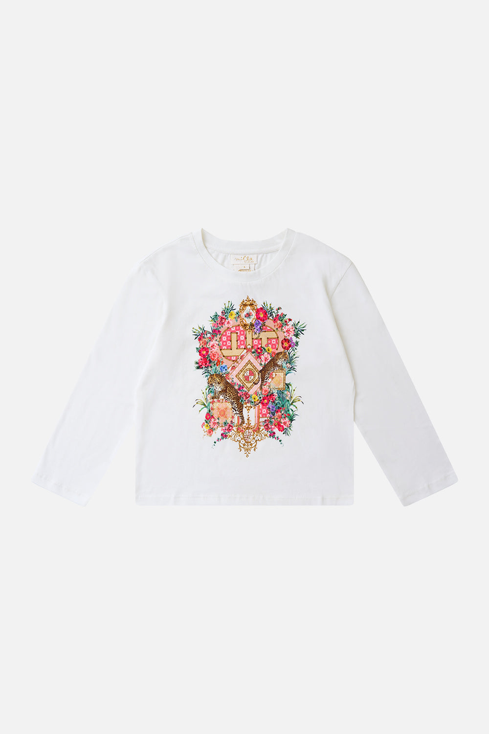 KIDS RELAXED LONG SLEEVE TEE SHE’S NO WALLFLOWER