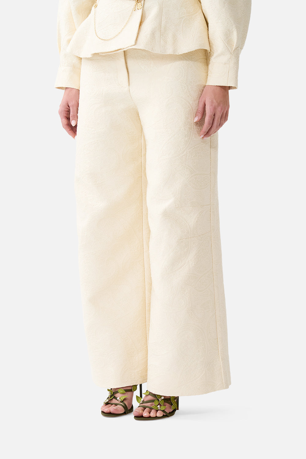 RELAXED TROUSER WITH BACK YOKE MIDSUMMER MASTERPIECE