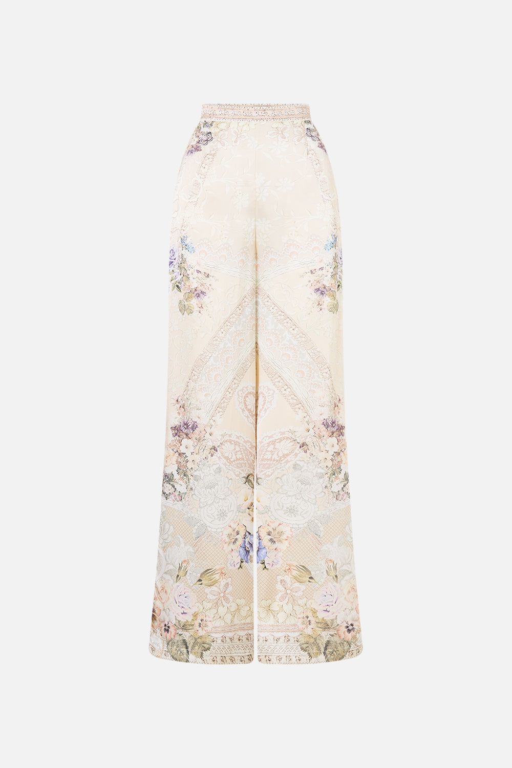 MINIMAL WIDE LEG PANT LACED WITH LOVE