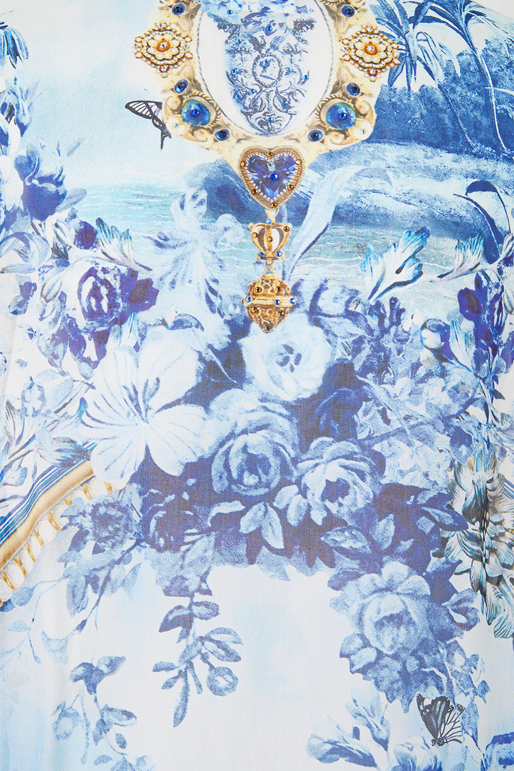 BOLÉRO EN MOUSSELINE DE SOIE THE PORCELAIN PARLOUR