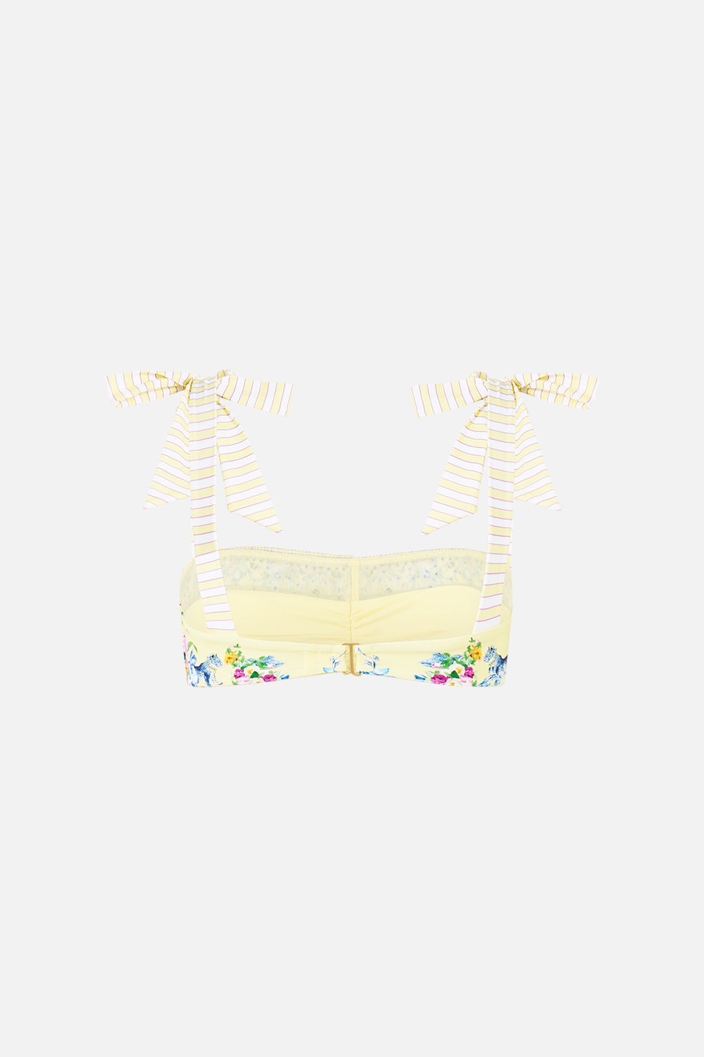 HAUT DE BIKINI À EMPANNEAUX AVEC LIENS À NOUER ENFANT CHINOISERIE