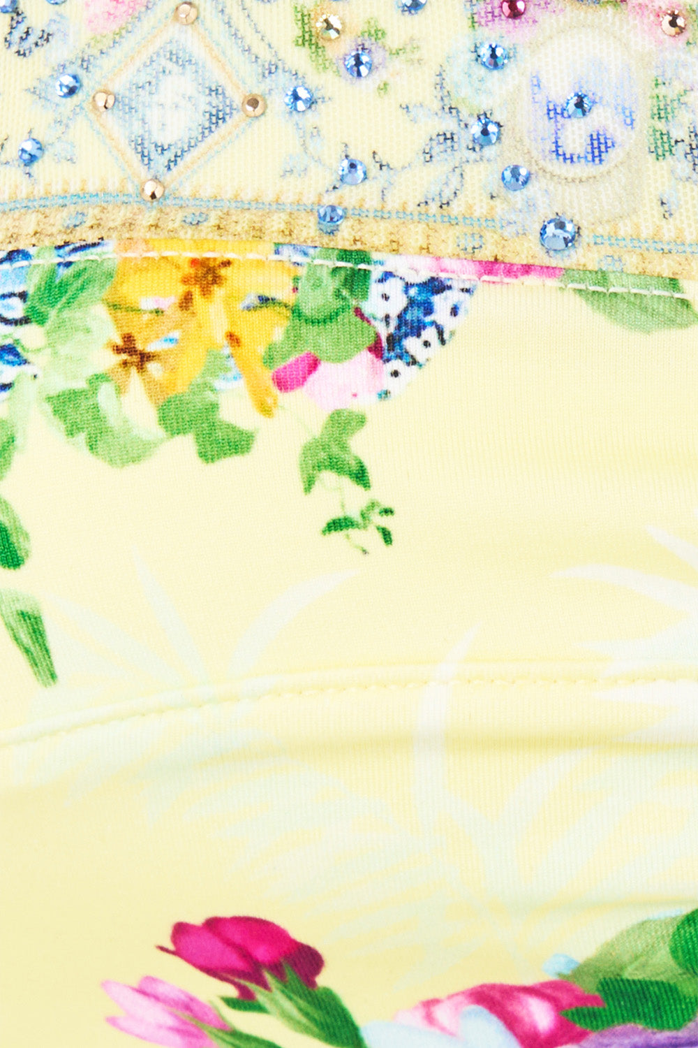 HAUT DE BIKINI À EMPANNEAUX AVEC LIENS À NOUER ENFANT CHINOISERIE