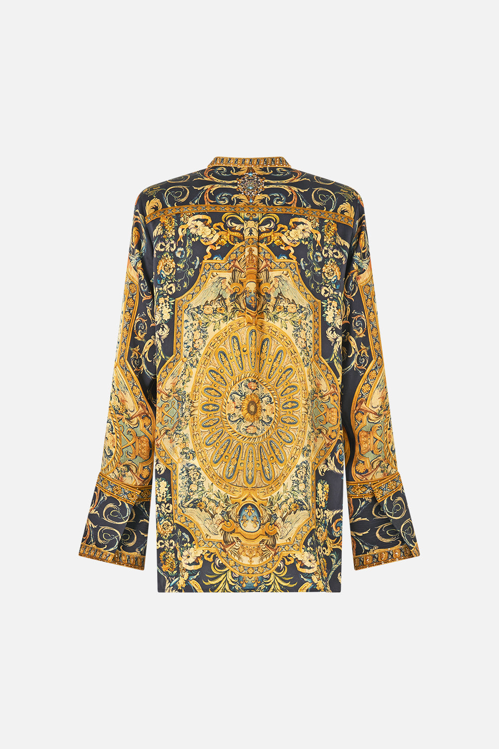 The CAMILLA Button Down Shirt in our Museum Memoirs print.