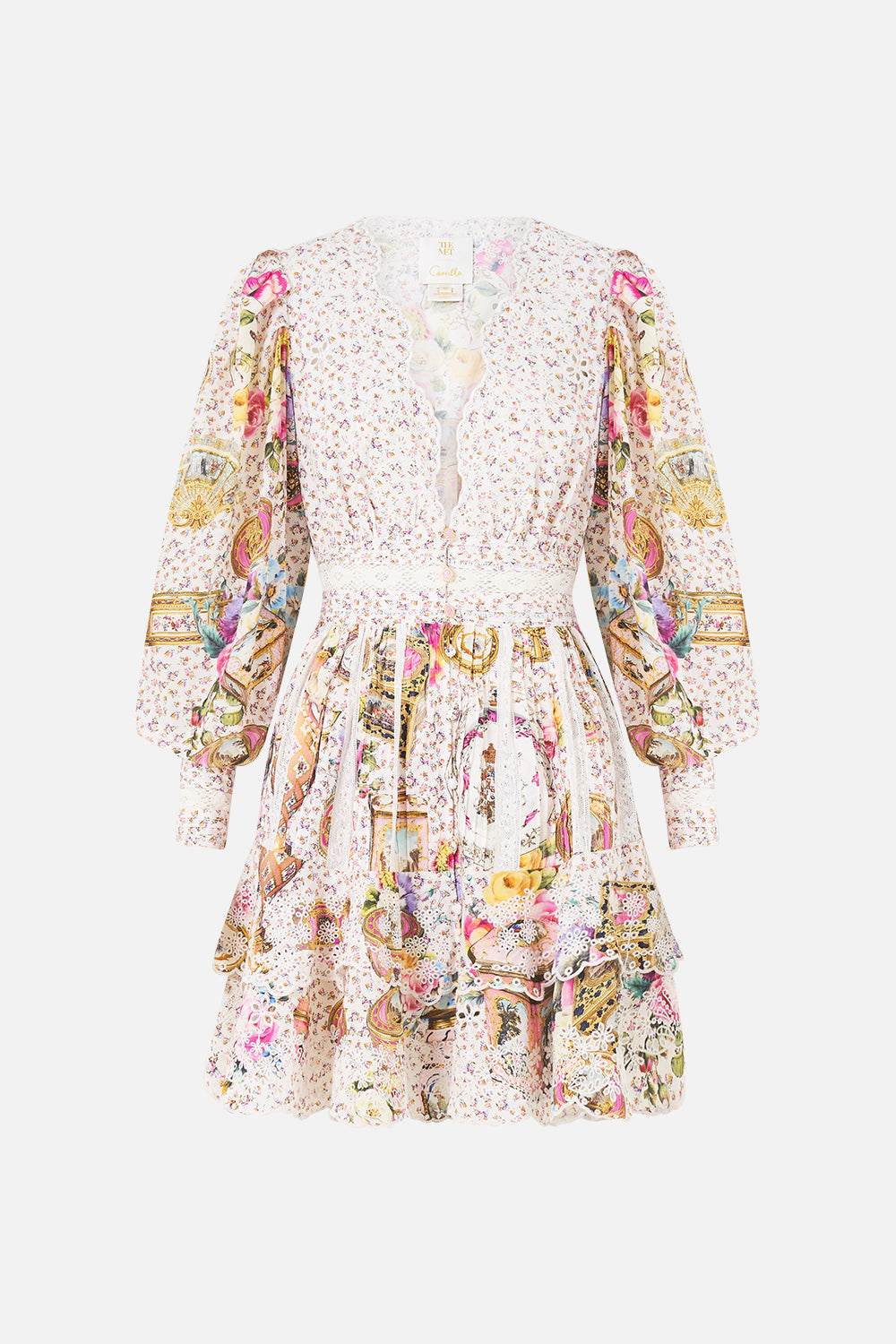The CAMILLA LONG COAT WITH HOOD A BELOVED BOUDOIR in our print.