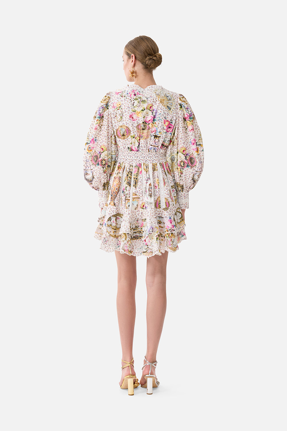 The CAMILLA LONG COAT WITH HOOD A BELOVED BOUDOIR in our print.