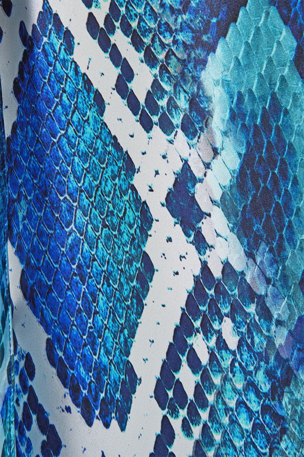 The CAMILLA FRILL NECK DRESS WITH HARDWARE ART FOR THE EMPRESS in our print.