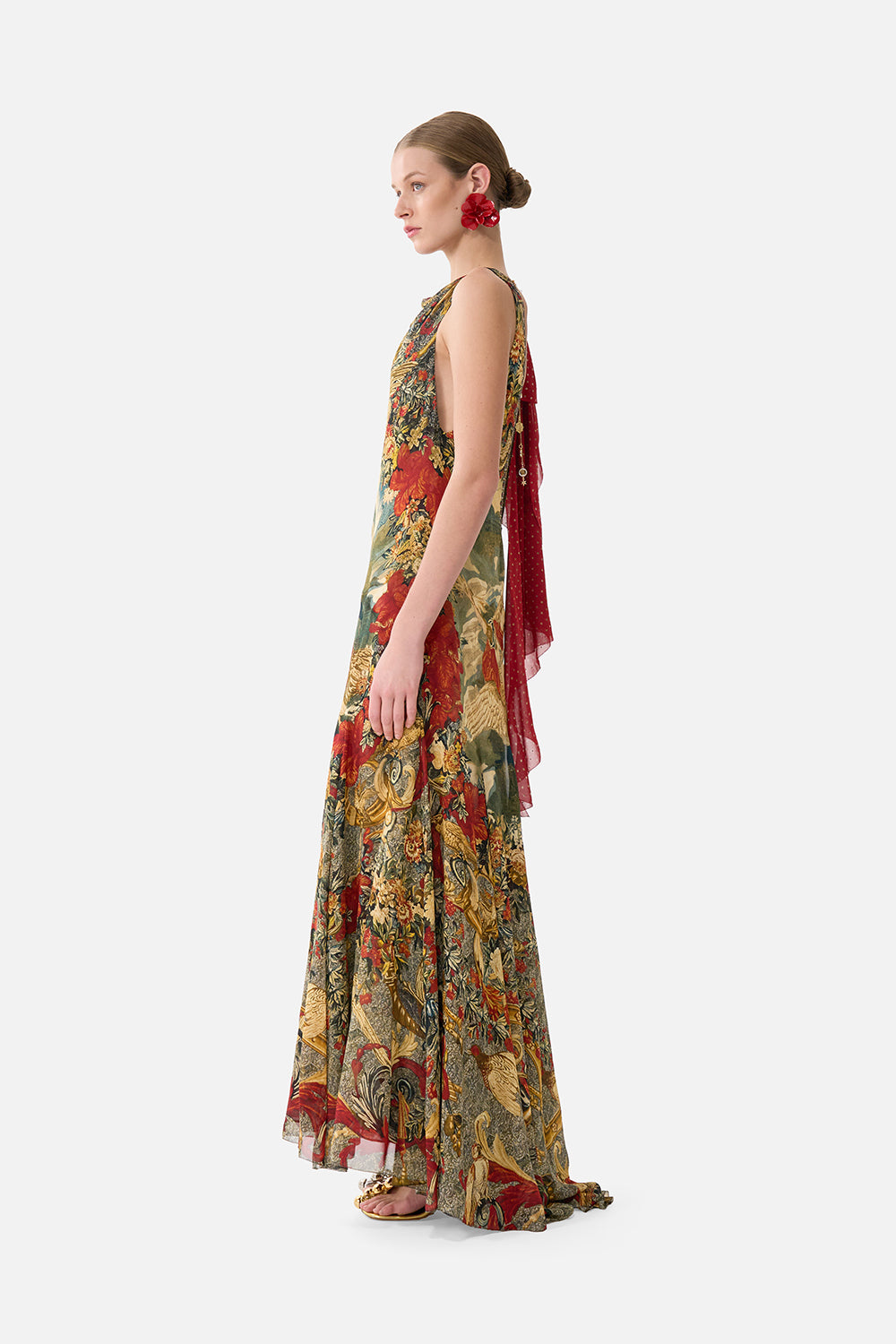 OPEN BACK GOWN WITH FRONT SPLIT MEET ME AT THE MET