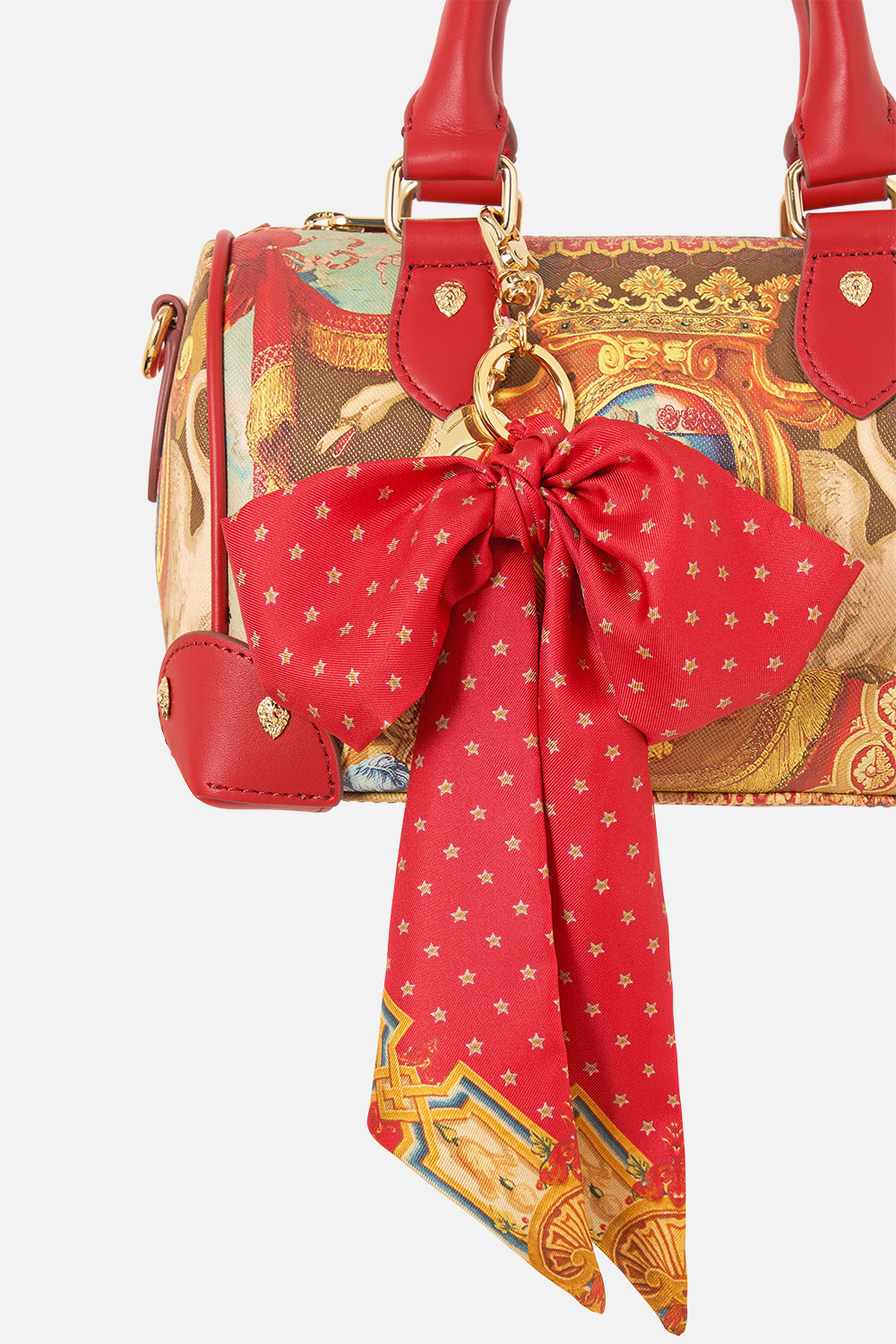 BARREL BAG WITH LEATHER TRIMS LIFE’S RICH TAPESTRY