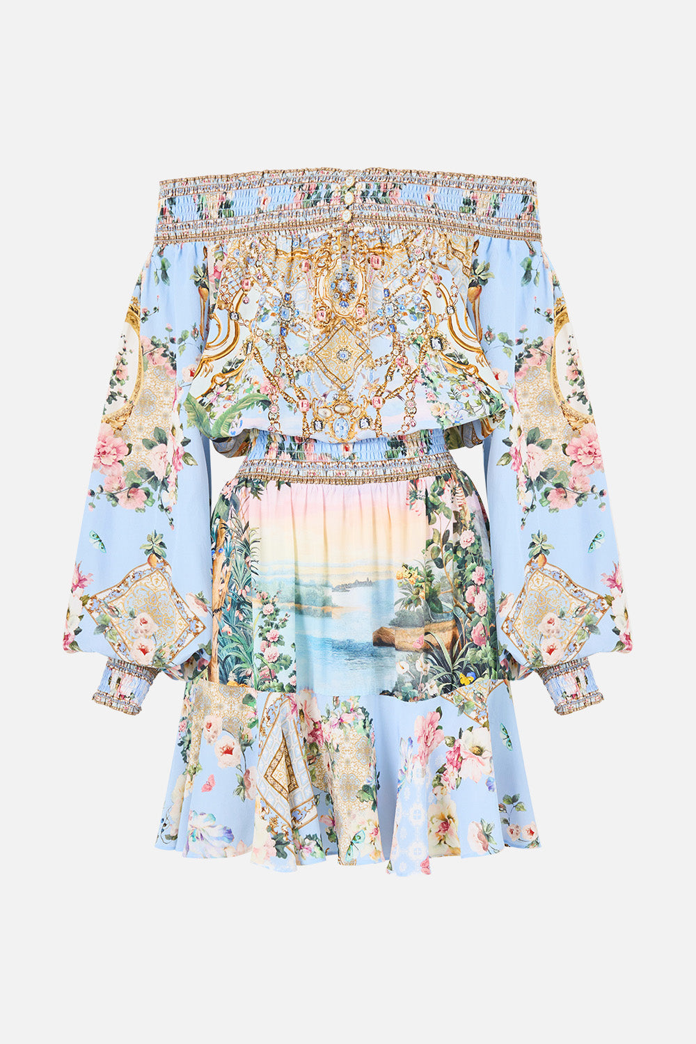 ROBE COURTE ÉPAULES DÉNUDÉES SISI SOCIETY