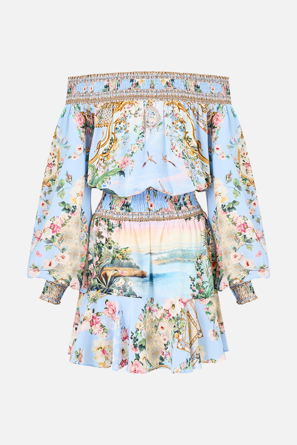 ROBE COURTE ÉPAULES DÉNUDÉES SISI SOCIETY