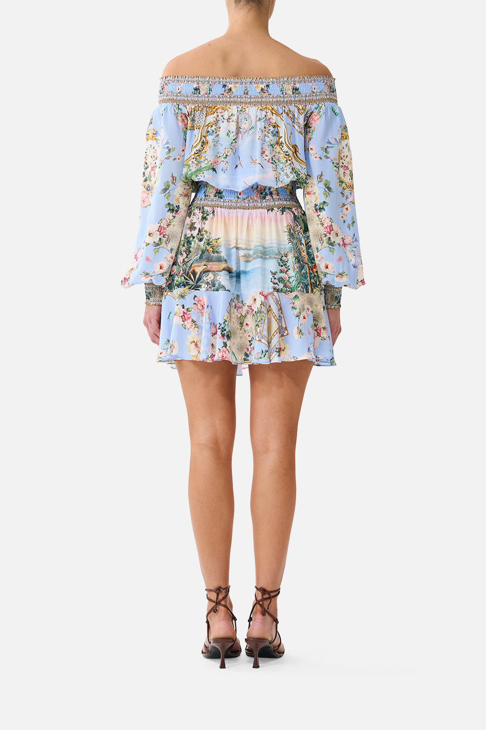 ROBE COURTE ÉPAULES DÉNUDÉES SISI SOCIETY