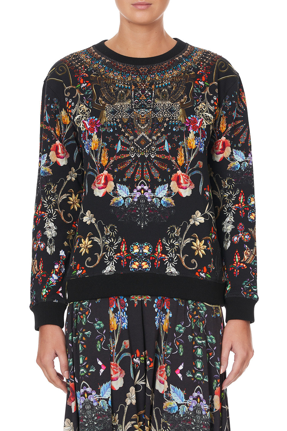 ROUND NECK SWEATER DANCING IN THE DARK