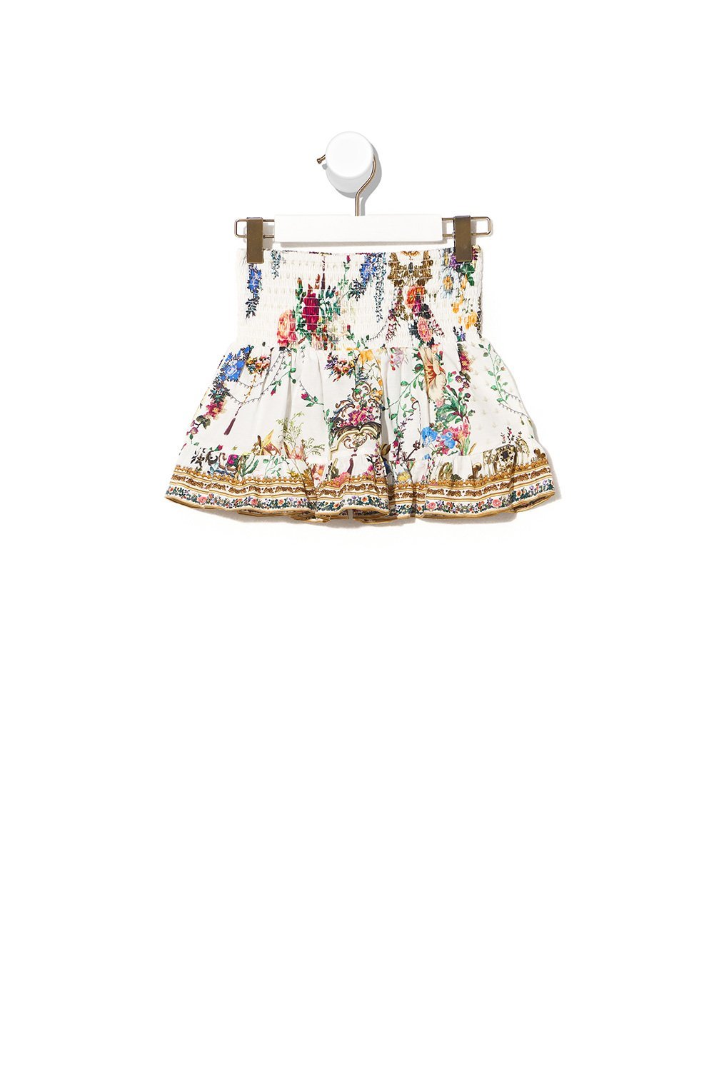 KIDS SHIRRING WAIST SKIRT 4-10 BY THE MEADOW
