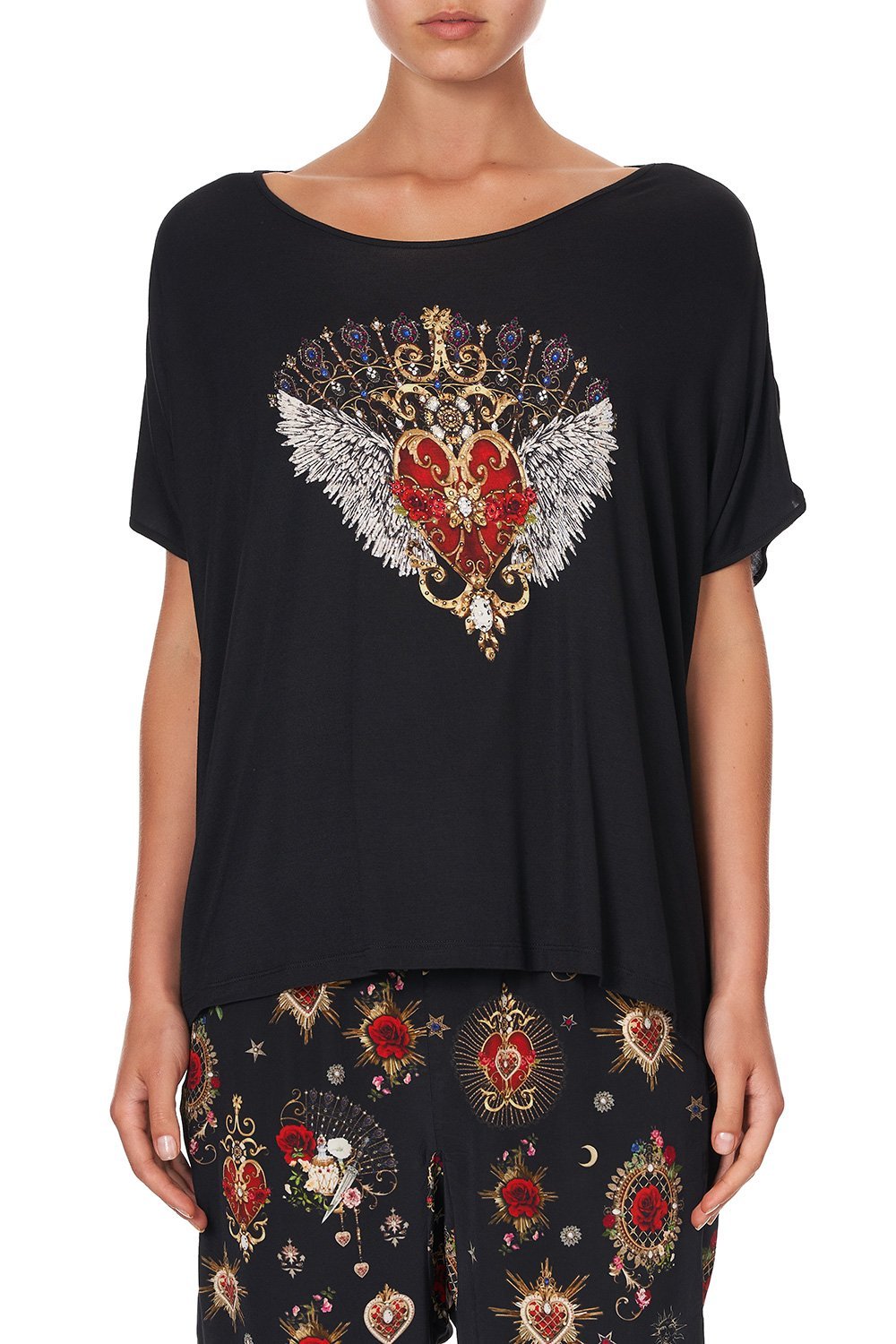 LOOSE FIT ROUND NECK TEE MONTAGUES CAPULET