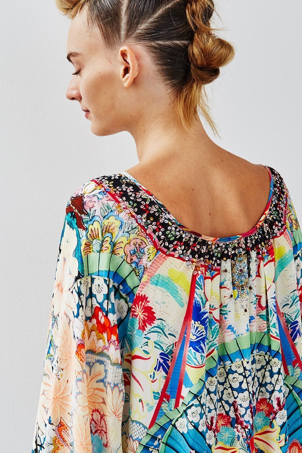 KAFTAN WITH TIE FRONT DETAIL MISO IN LOVE