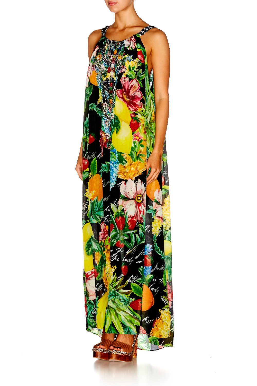 CALL ME CARMEN DRAWSTRING DRESS