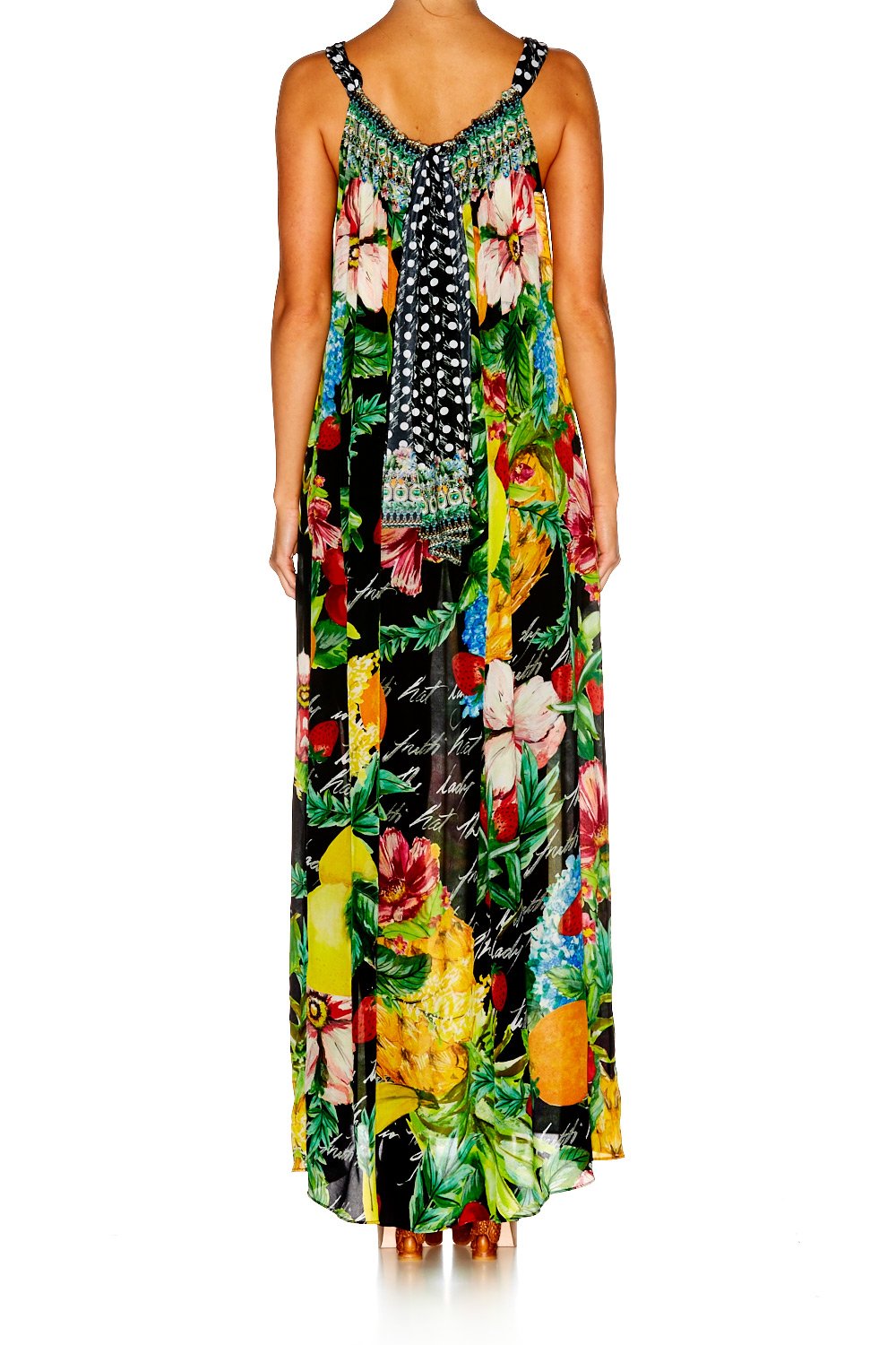 CALL ME CARMEN DRAWSTRING DRESS