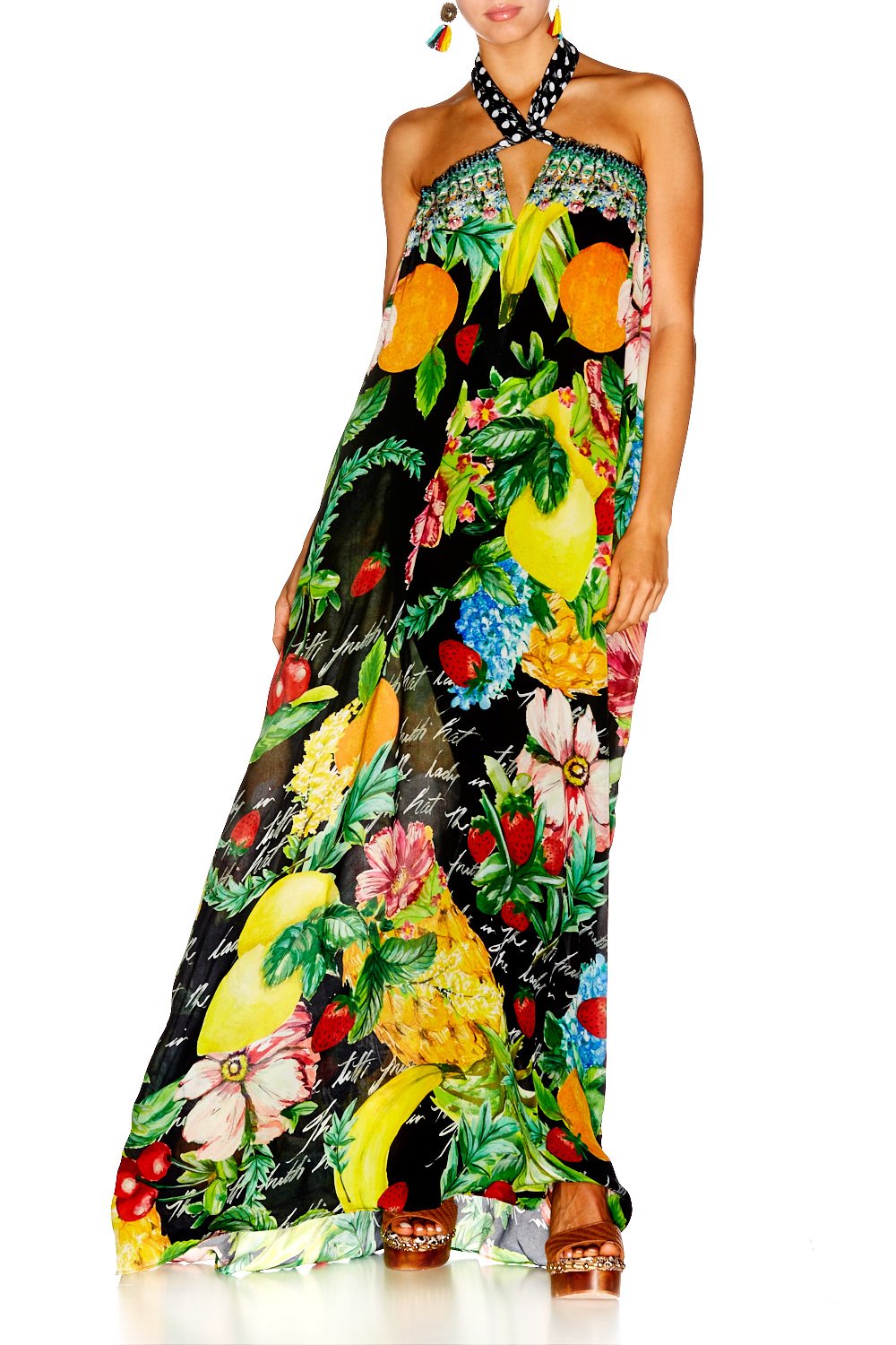 CALL ME CARMEN DRAWSTRING DRESS