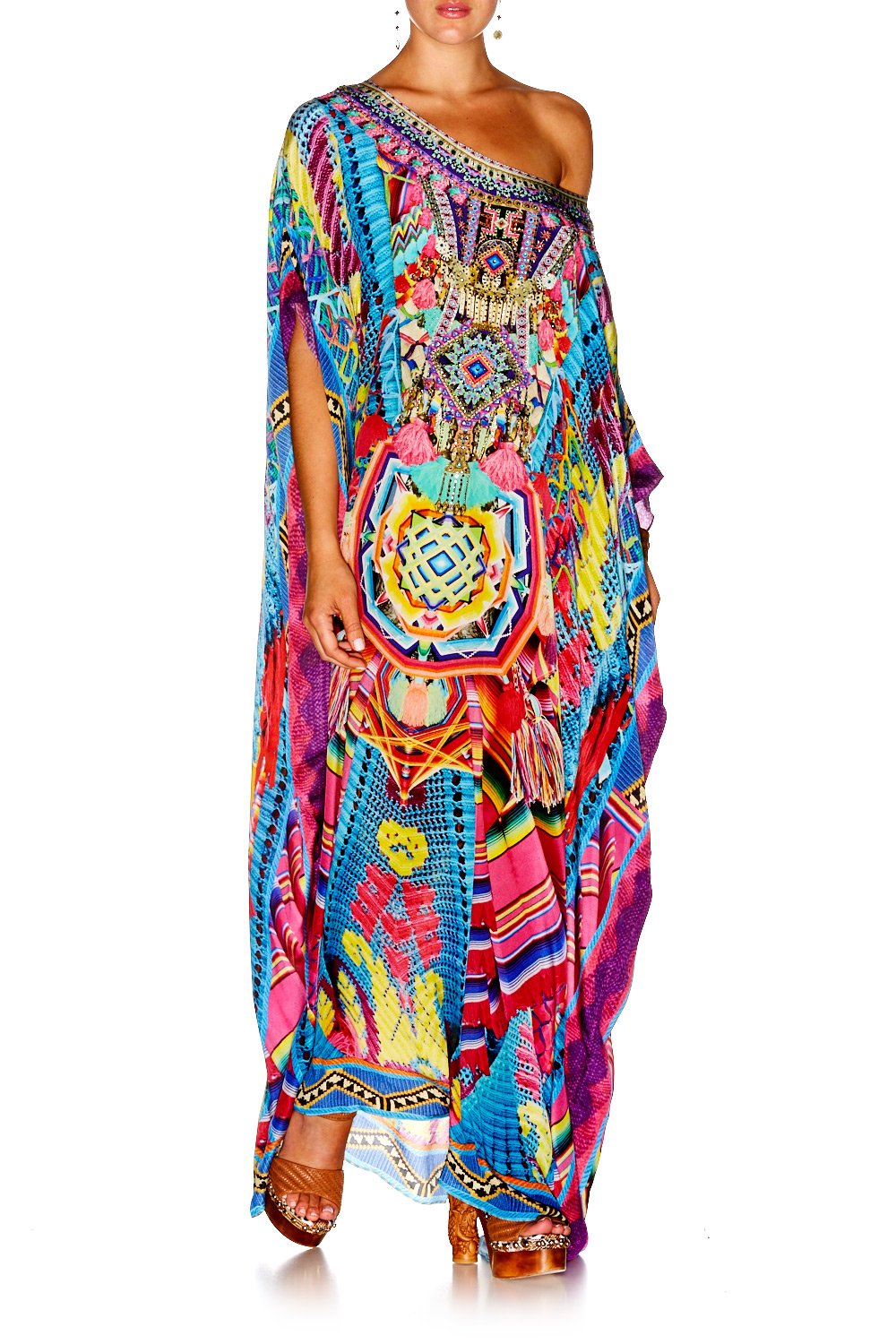 MS MOCHILLA ROUND NECK KAFTAN