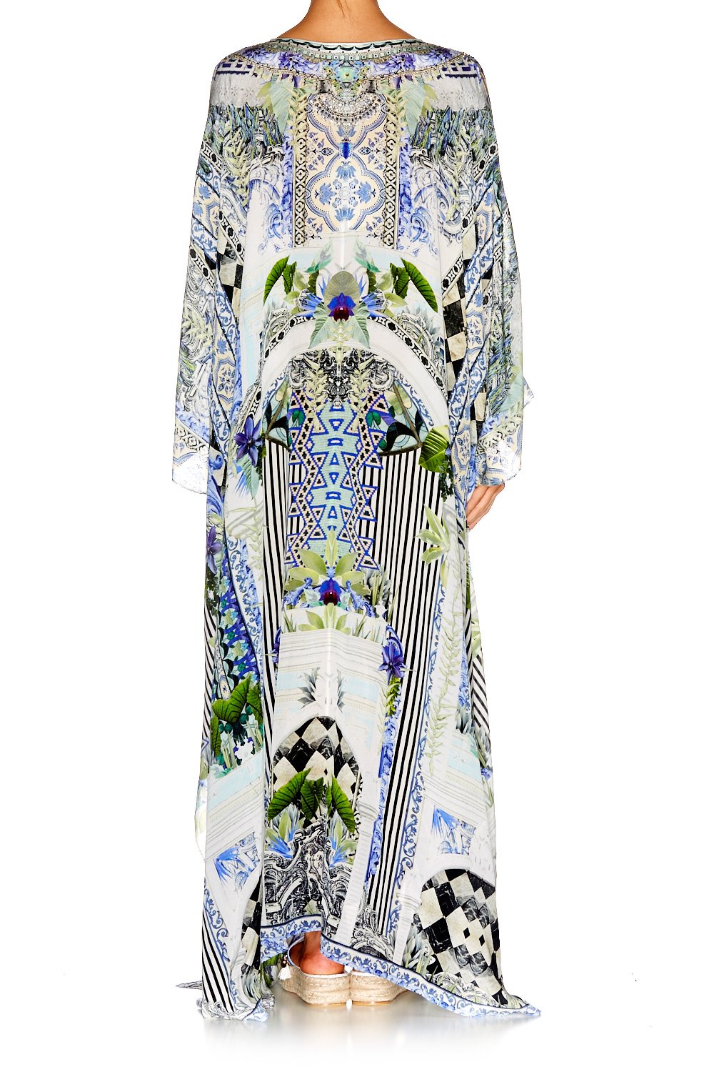THE SWEET ESCAPE SLIT FRONT & SLEEVE KAFTAN
