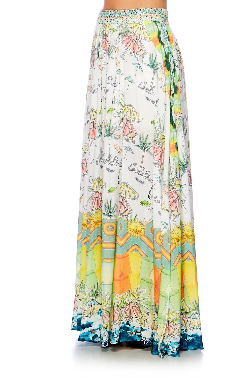 SUNDOWNERS HIGH WASITED FULL SKIRT