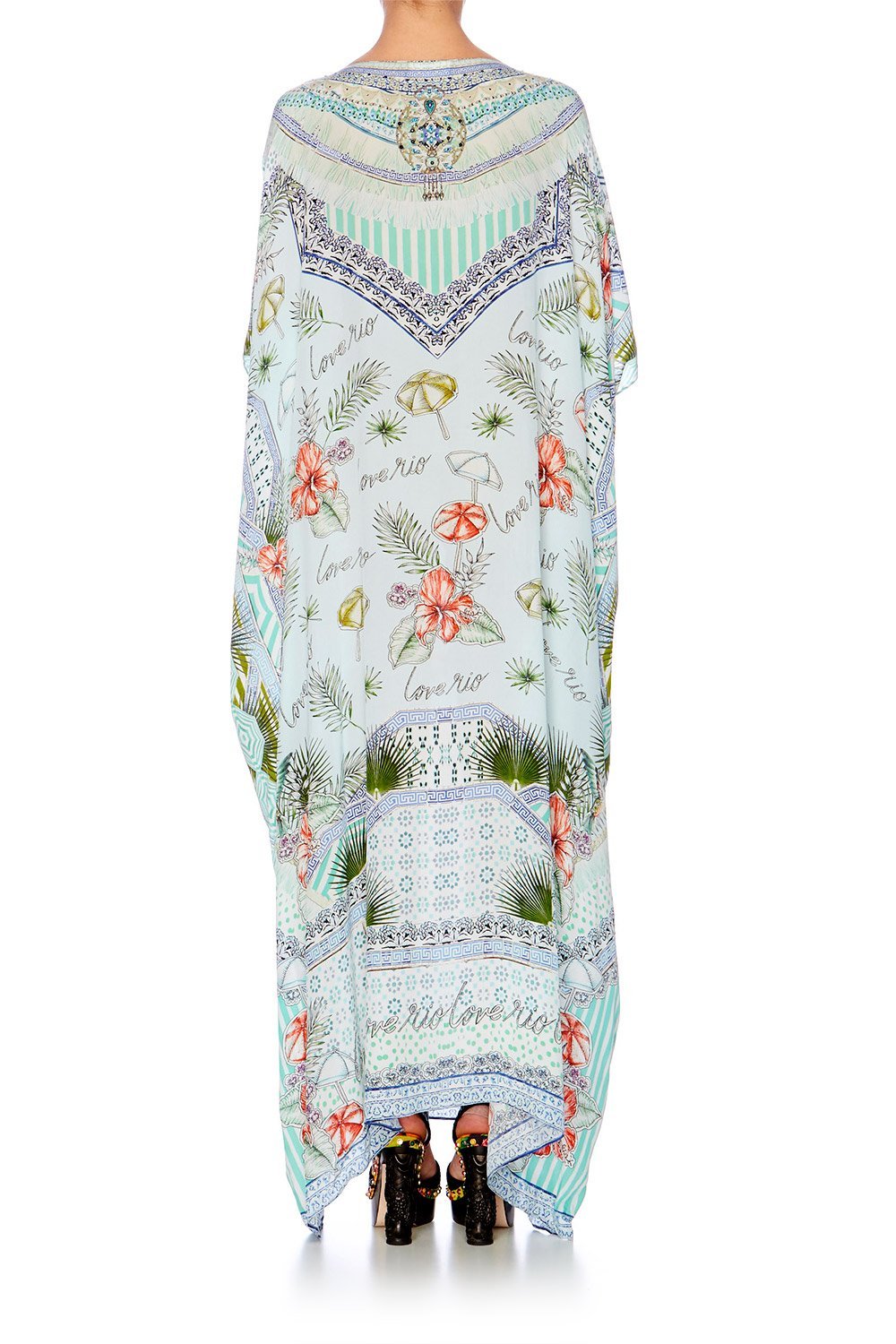 SHADES OF RIO ROUND NECK KAFTAN