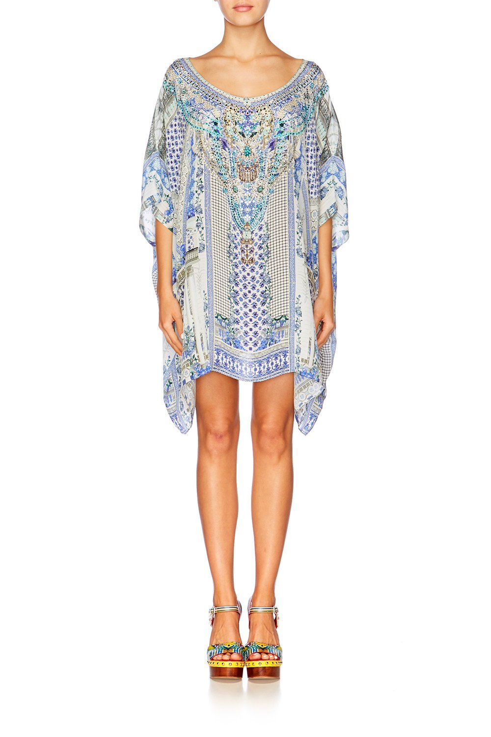 SALVADOR SUMMER SHORT ROUND NECK KAFTAN