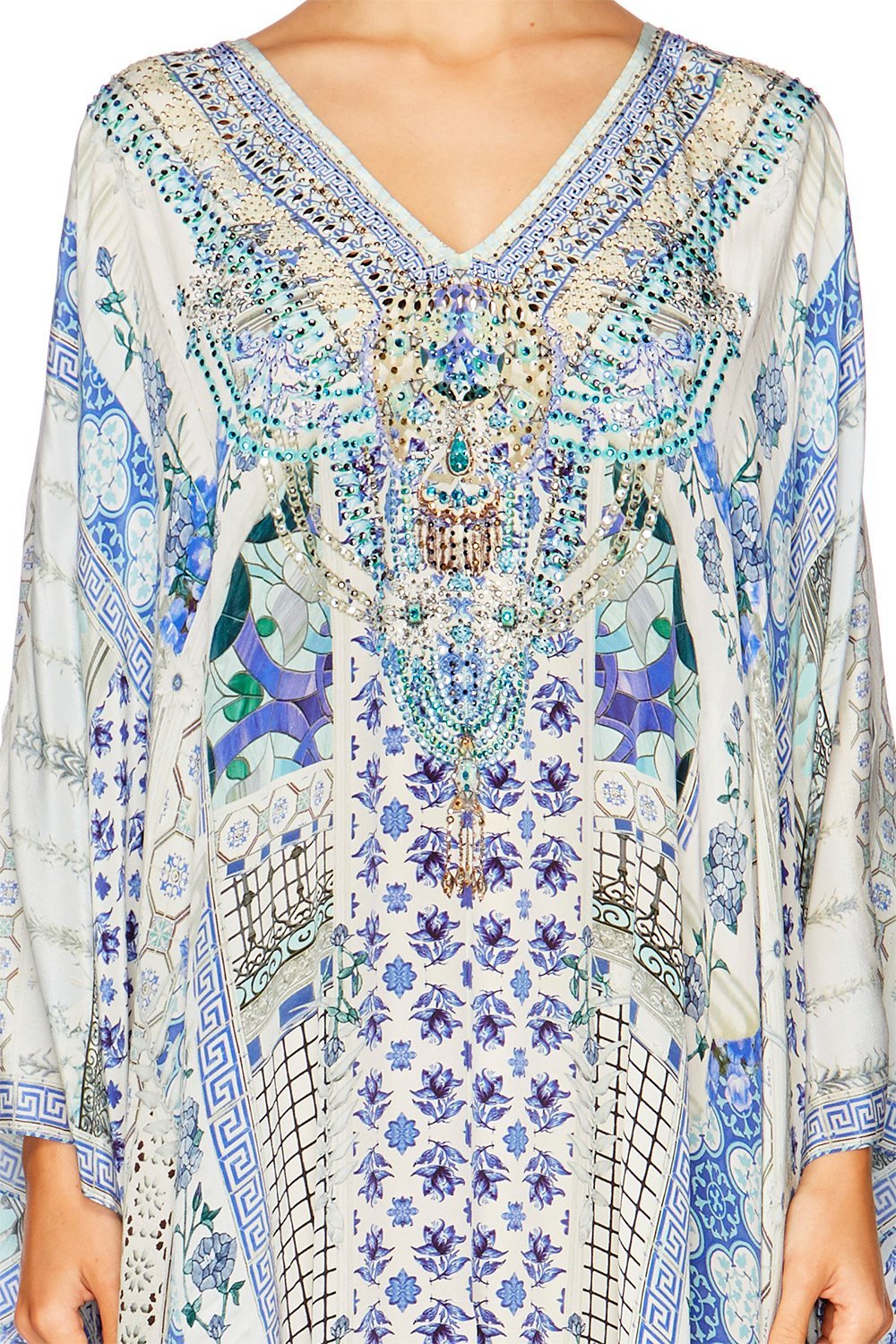 SALVADOR SUMMER SPLIT FRONT & SLEEVE KAFTAN