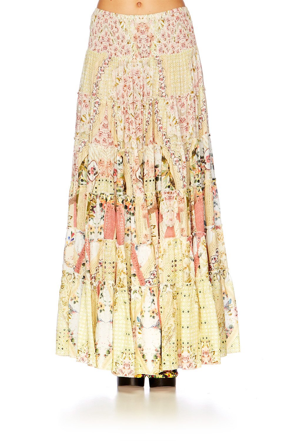 MY SUMMER LOVE TIERED MAXI SKIRT