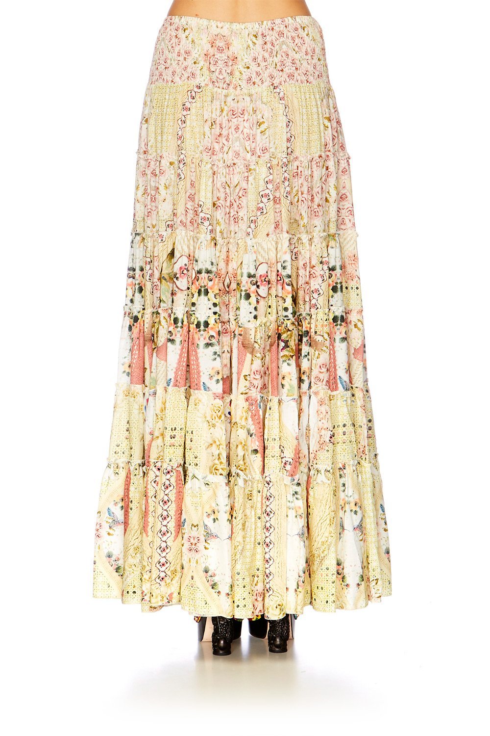 MY SUMMER LOVE TIERED MAXI SKIRT