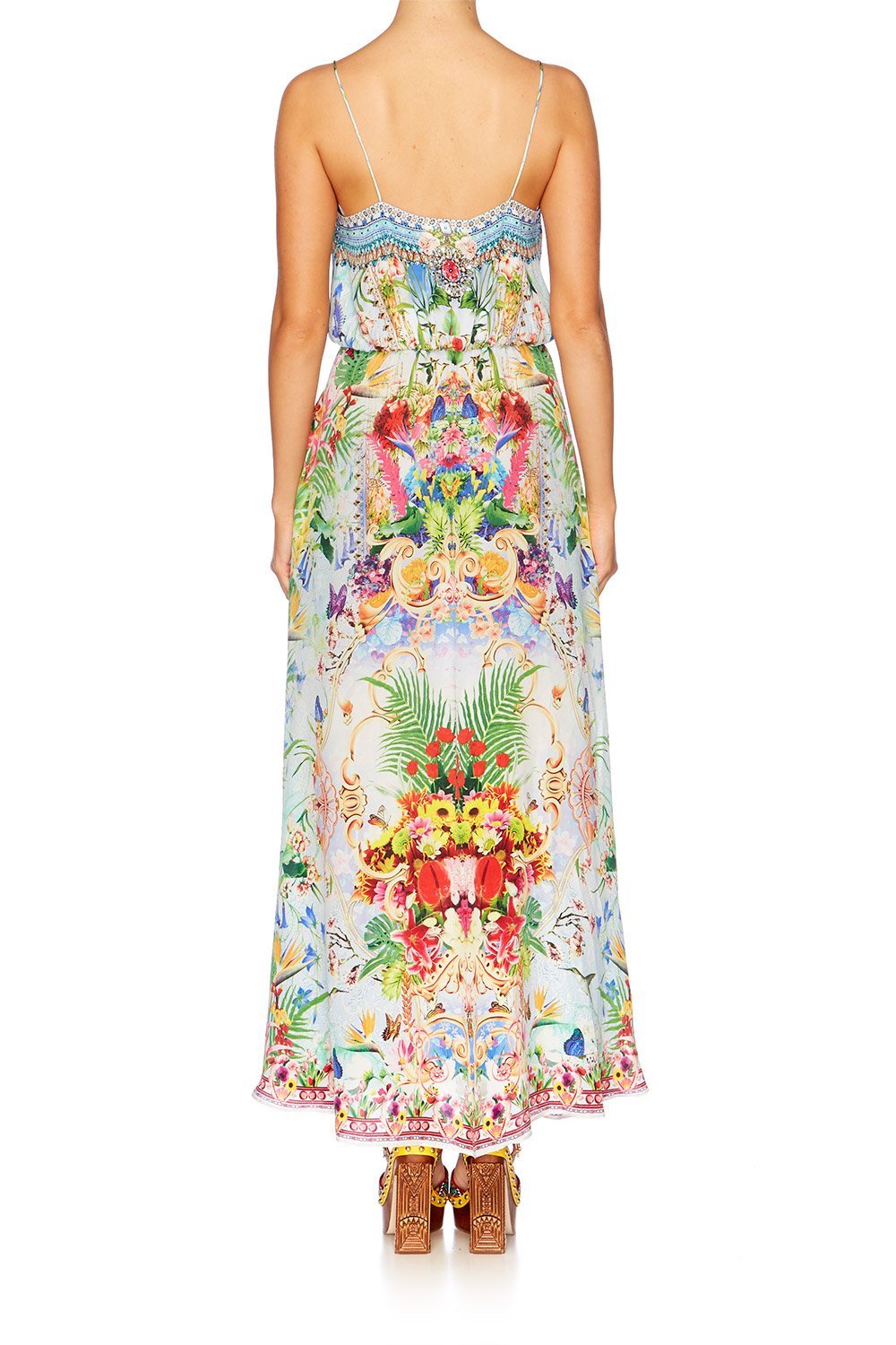 MIRANDAS DIARY STRAPPY WRAP DRESS