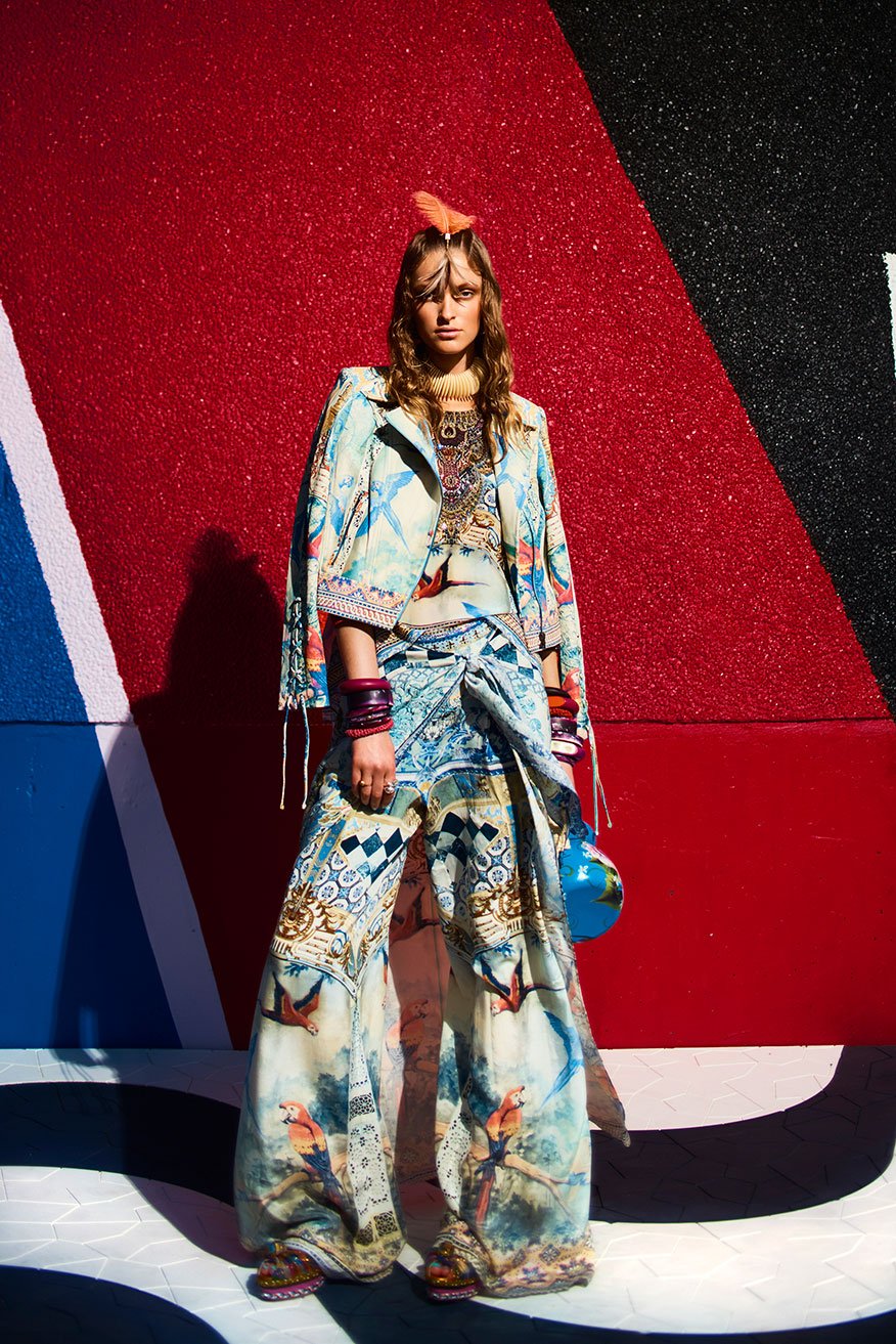 LOVERS DREAM LOOSE TROUSER W TIE FRONT