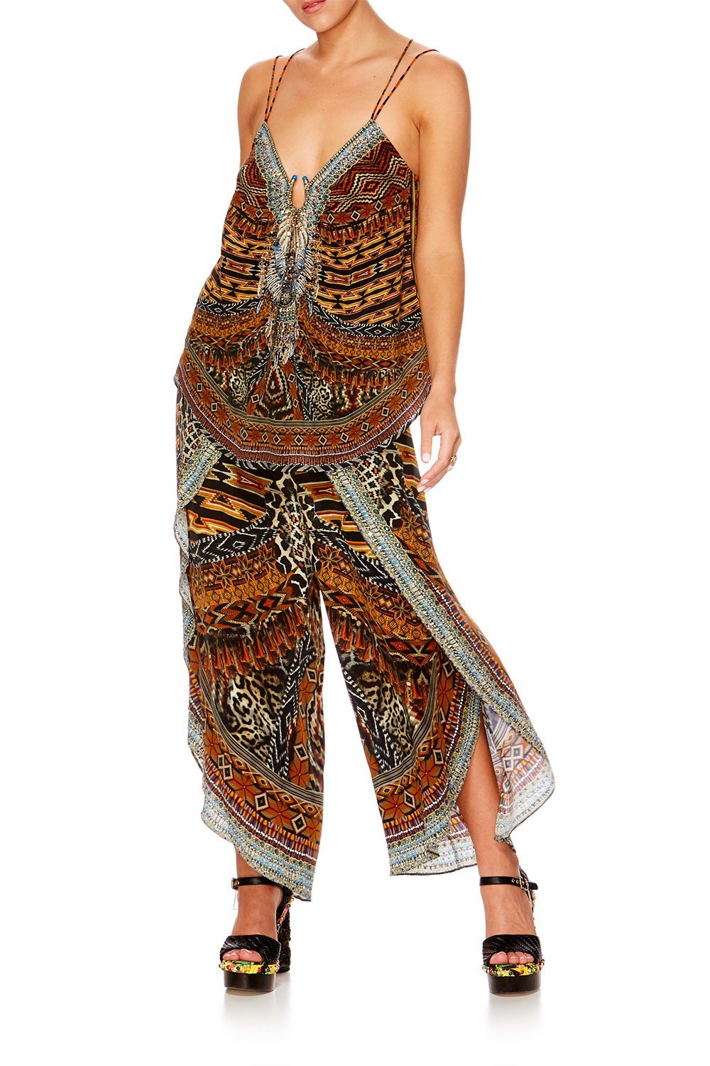 DAWN OF TIME TIE DETAIL WRAP OVER HAREM