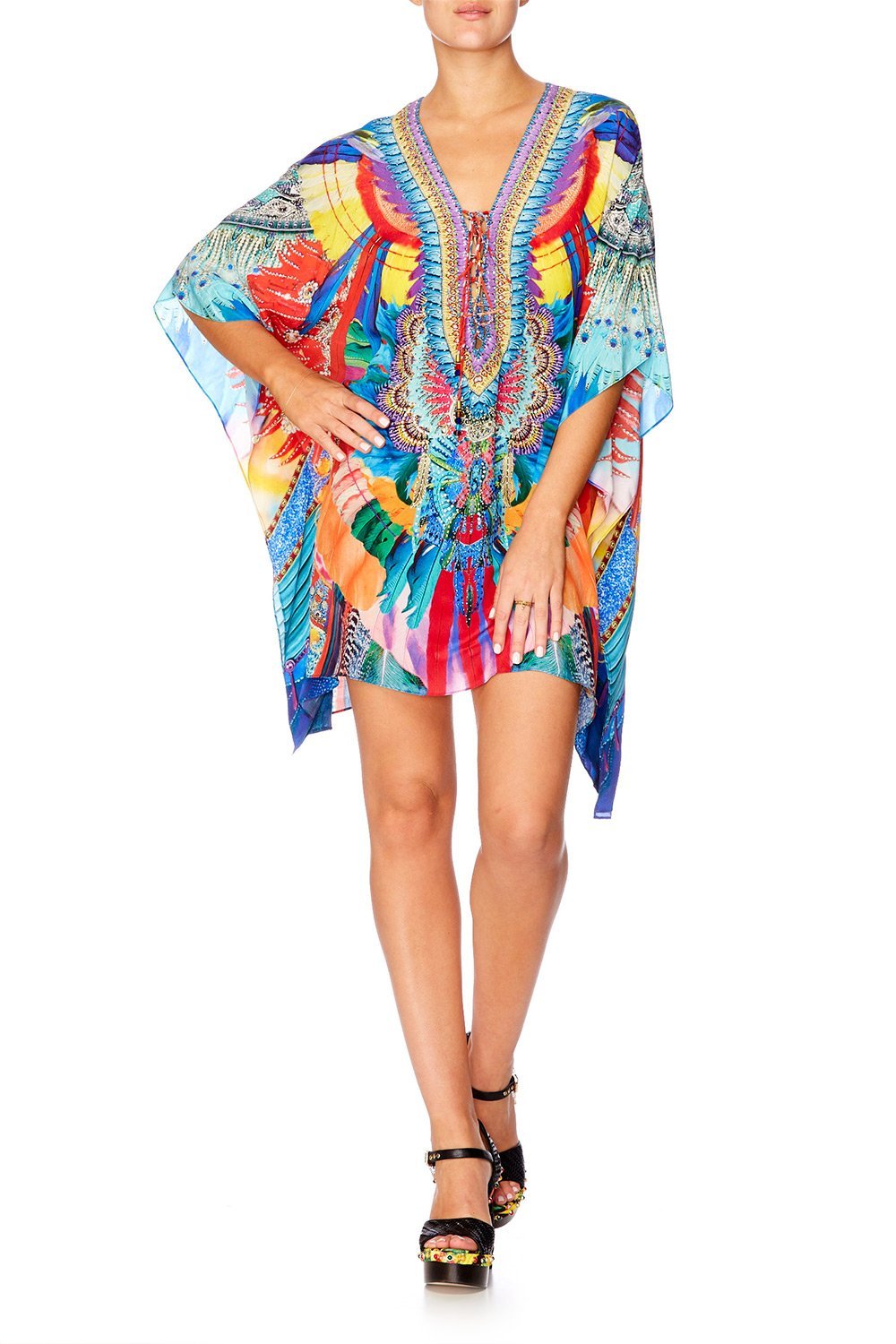 SHOW GIRL SHORT LACE UP KAFTAN