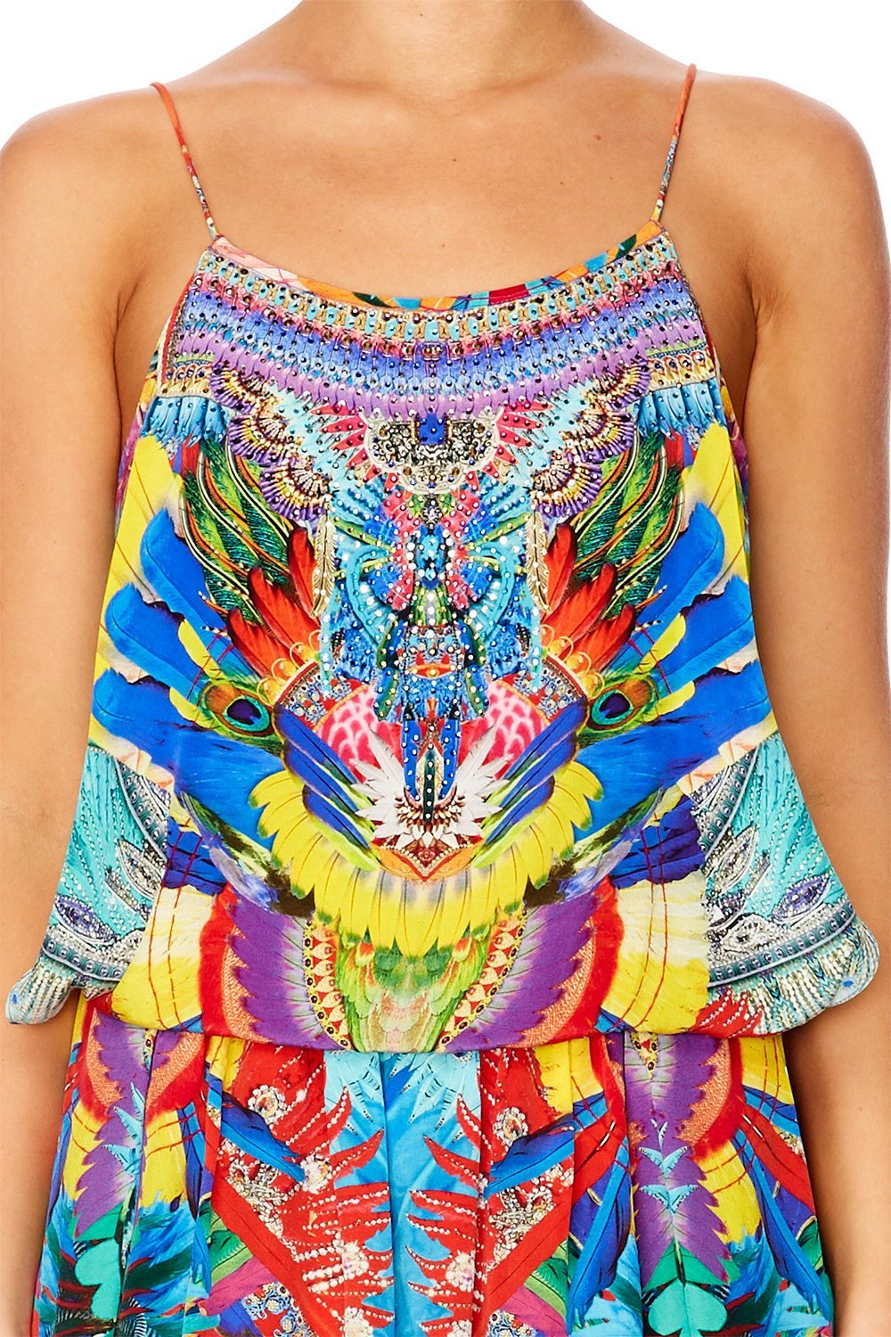 SHOW GIRL SHOESTRING STRAP PLAYSUIT