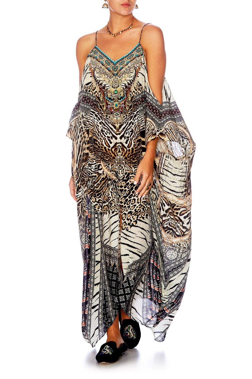THE BODYGUARD SHOESTRING STRAP KAFTAN