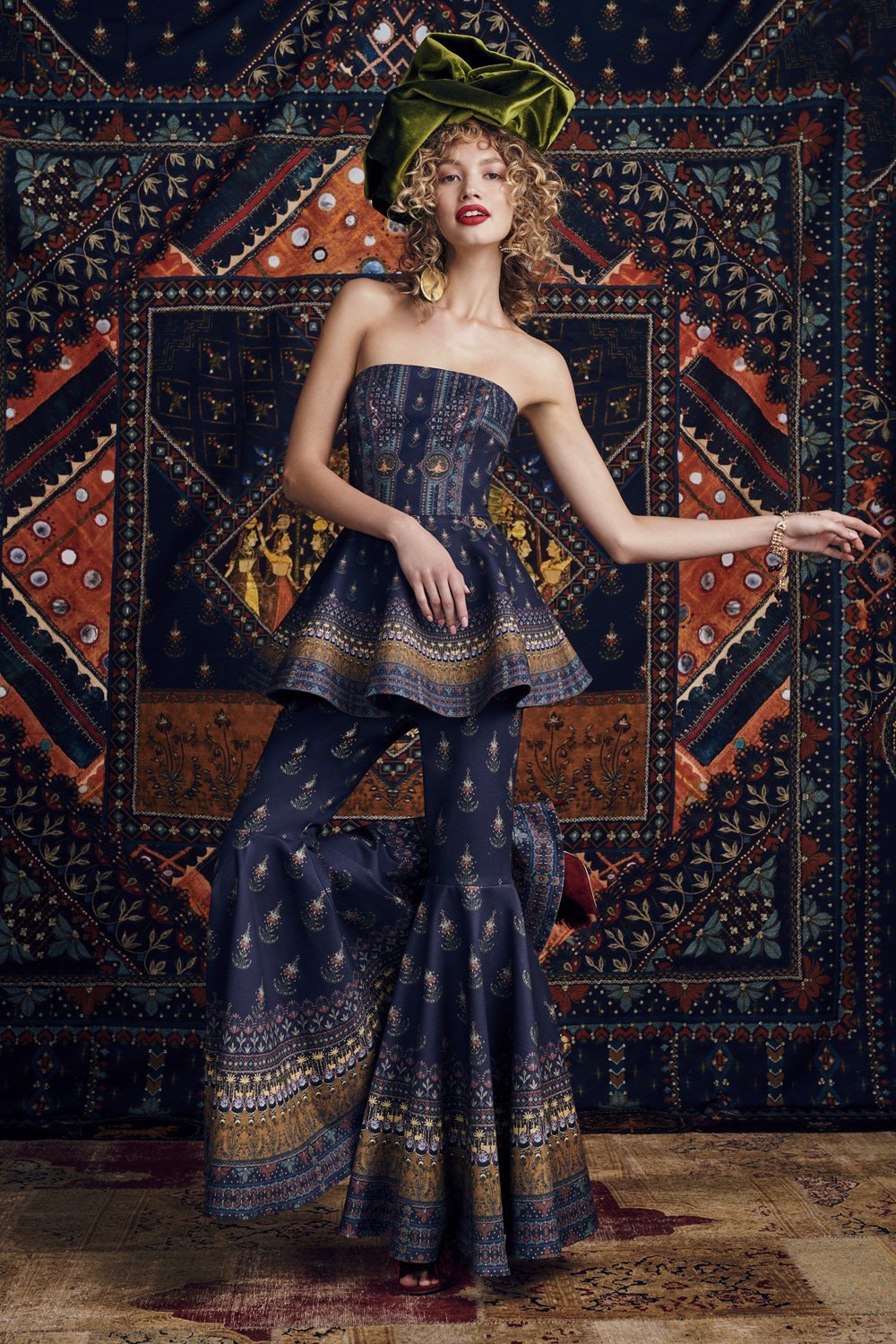 BLISS OF BOHEMIA FLARED TROUSER W SIDE POCKET