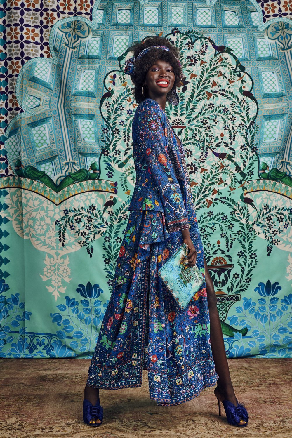 KINDNESS KALEIDOSCOPE DETACHABLE LAYERED JACKET