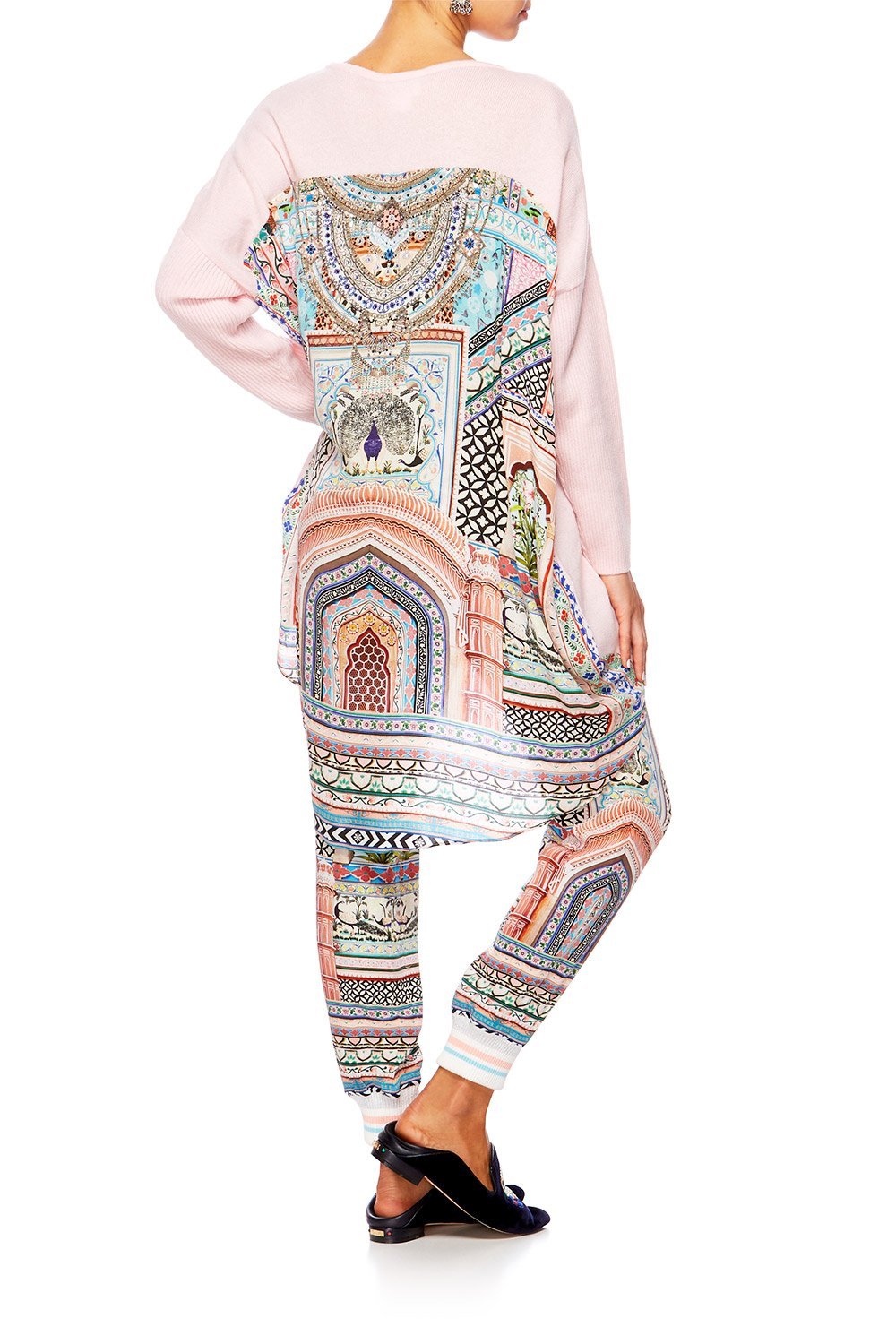 CAMILLA LADY LAKE LONG SLEEVE JUMPER W PRINT BACK