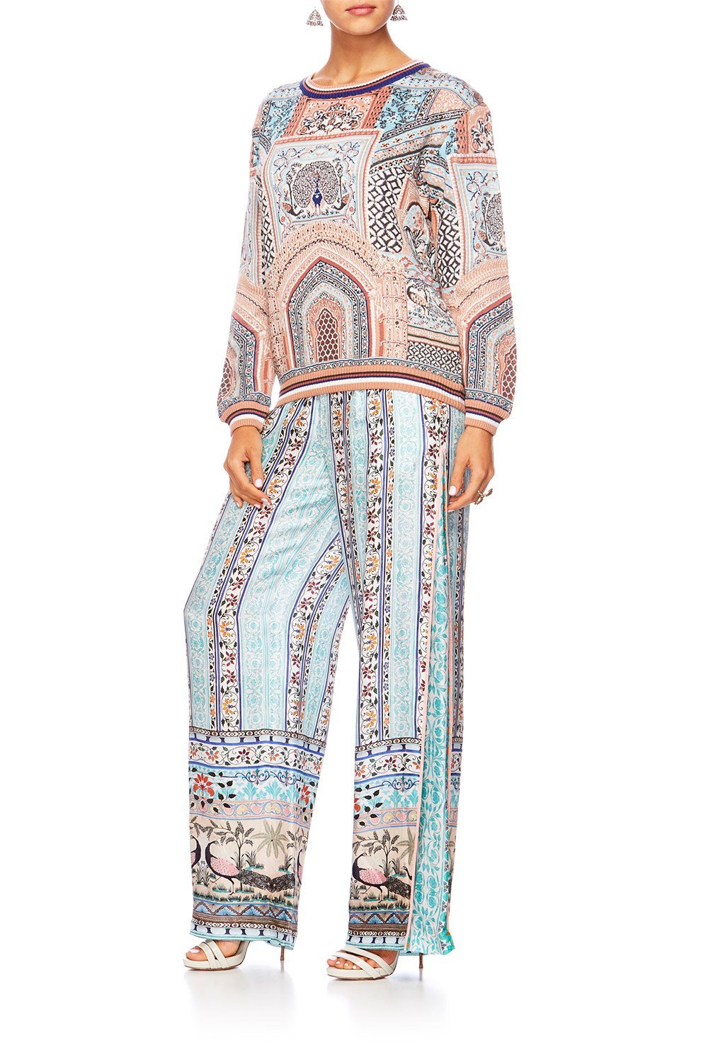 THE KING AND I PANTS WITH SIDE SPLIT