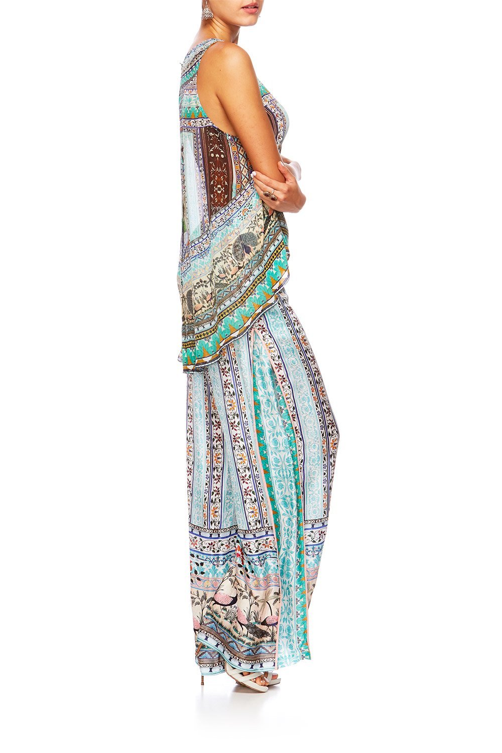 THE KING AND I BUTTON BACK TOP