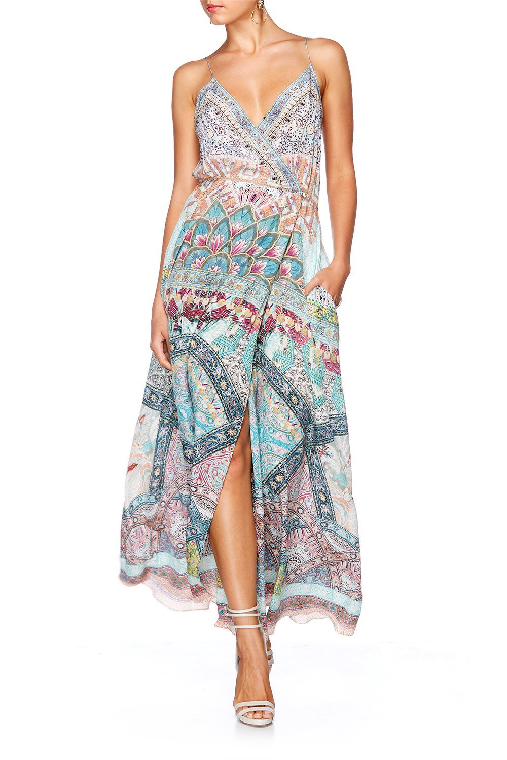 SISTERS OF THE MARIGOLD STRAPPY WRAP DRESS