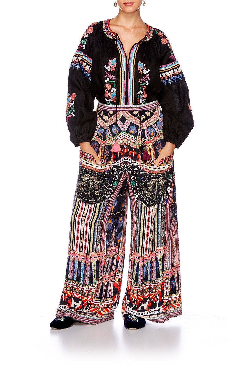 DANCING ON MY OWN WIDE LEG TROUSER